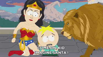 wonder woman butters GIF by South Park 