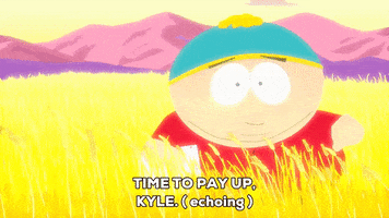 eric cartman grass GIF by South Park 