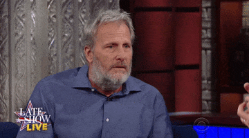 sad jeff daniels GIF by The Late Show With Stephen Colbert