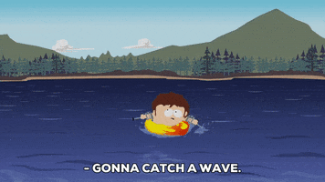 wave waiting GIF by South Park 