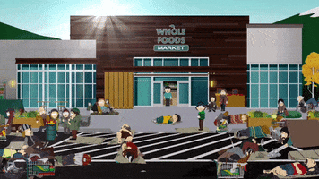leaving whole foods GIF by South Park 