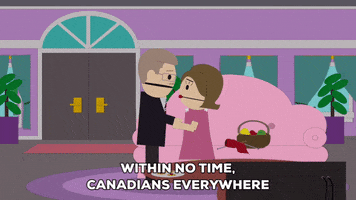 canadian couple GIF by South Park 