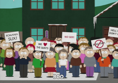 Crowd Booing GIF by South Park - Find & Share on GIPHY