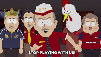 chicken manager GIF by South Park 