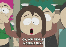 sick disgusted GIF by South Park 