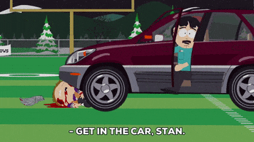 car crash stan GIF by South Park 