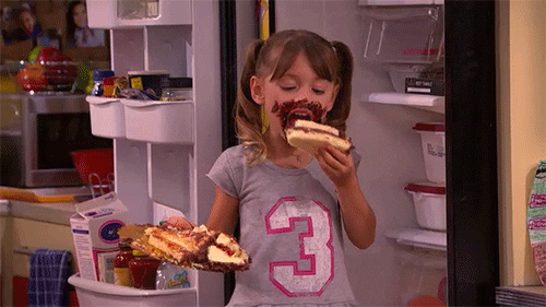 nickelodeon, eating, nick, cake, hungry, starving, thundermans, eating cake  Gif For Fun – Businesses in USA