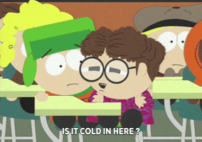 cold kenny mccormick GIF by South Park 