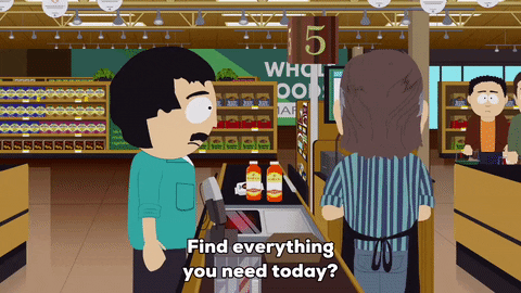 randy marsh supermarket GIF by South Park 