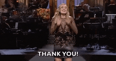Margot Robbie Thank You GIF by Saturday Night Live
