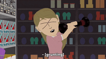 workout arms GIF by South Park 
