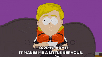 nervous chances GIF by South Park 