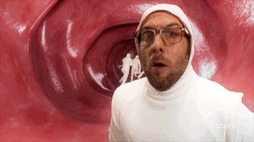 scared timm sharp GIF by Blunt Talk