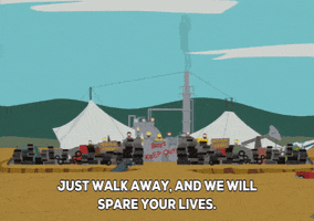 tower tents GIF by South Park 
