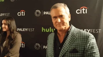 bruce campbell starz GIF by The Paley Center for Media