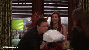 how i met your mother kiss GIF by WGN America