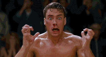 Van Damme Splits GIF