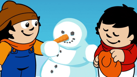 Building snowman GIFs - Get the best GIF on GIPHY