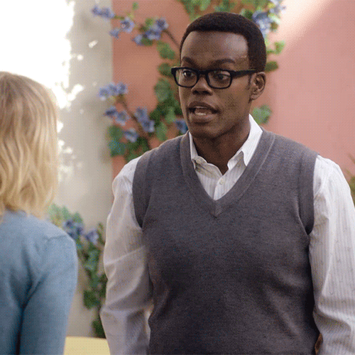 awkward william jackson harper GIF by The Good Place