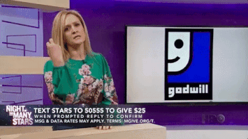 samantha bee middle finger GIF by Night of Too Many Stars HBO