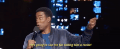 chris rock hes going to sue me for calling him a racist GIF by Night of Too Many Stars HBO