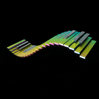wave neon GIF by Bate