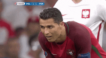 Tired Cristiano Ronaldo GIF by Sporza