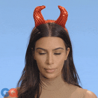 Kim Kardashian Devil GIF by GQ