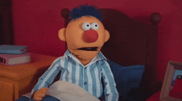 Scared Puppets GIF