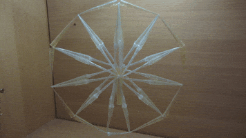makyarevalo christmasornament recycledart recycledpipettetips GIF