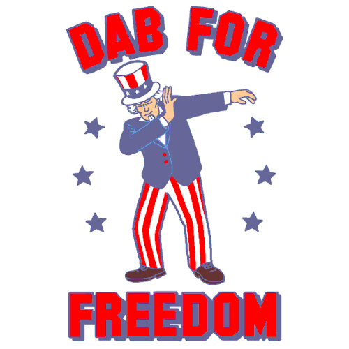 Independence Day Dab GIF by LookHUMAN