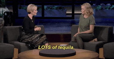 Sarah Paulson Tequila GIF by Chelsea Handler
