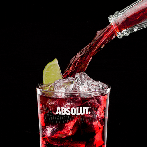 Cranberry Juice Drinks GIF by Absolut Vodka - Find & Share on GIPHY