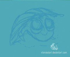 starsoulart cute purple painting young GIF