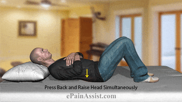 back press to ground for mid back muscles GIF by ePainAssist