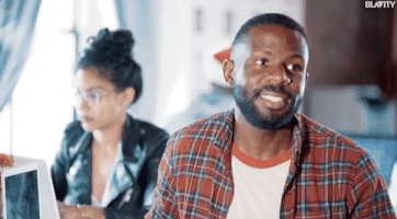 hands up wait a minute GIF by Blavity