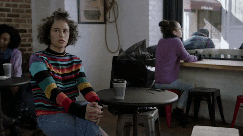 comedy central kisses shoulder GIF by Broad City