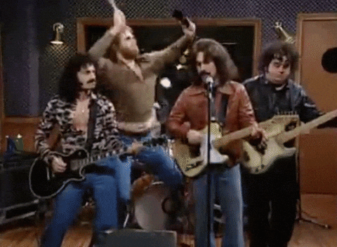 It's because they have a fever, and the only prescription is more cowbell