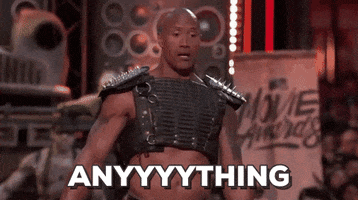 the rock anything GIF by MTV Movie & TV Awards