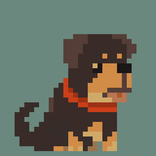 eagorajose dog pixel pixelart 2d GIF