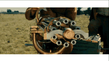 gun explosion GIF by The Magnificent Seven