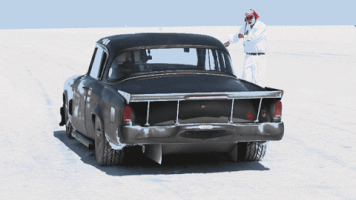 GreaseGirl race car start line studebaker speedweek GIF