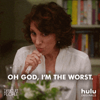 difficult people eating GIF by HULU