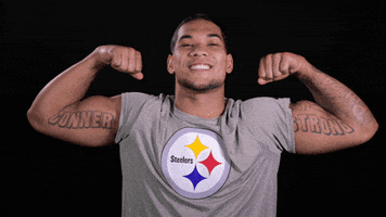 Flexing Pittsburgh Steelers GIF by NFL