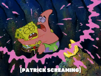patrick screaming gif