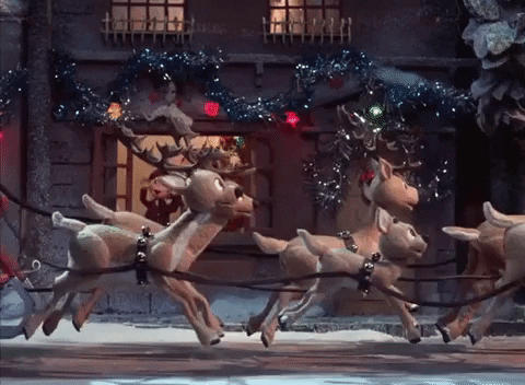 Santa Claus Reindeer GIF - Find & Share on GIPHY