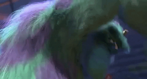 scared monsters inc GIF