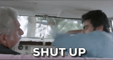 Finding Fanny Shut Up GIF - Find & Share on GIPHY