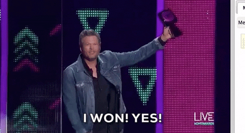 Image result for i won gif