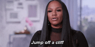 Basketball Wives Jump Off A Cliff GIF by VH1